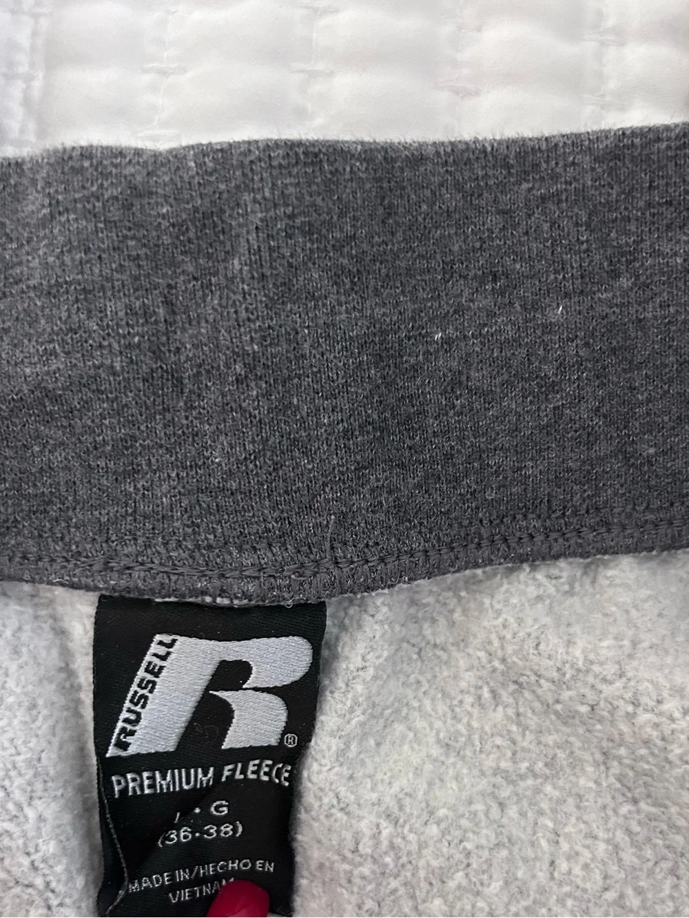 Men's Dark Gray Fleece Jogger Pants - Casual Comfort. Size L